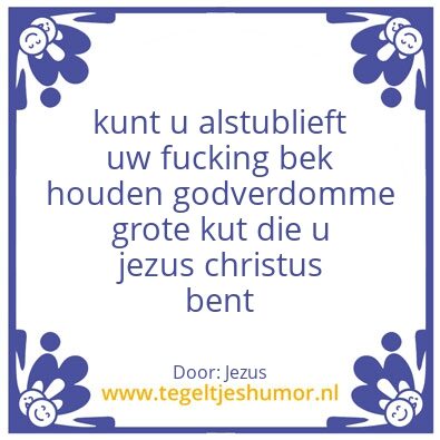 Tegeltje: Jezus aan de copyrighter