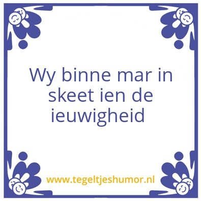 Tegeltje: SKEET