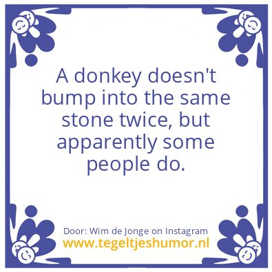 Tegeltje: some people