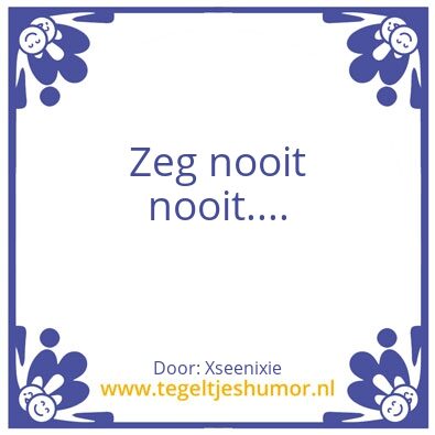 Tegeltje: ??
