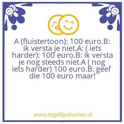 Tegeltje: Humor