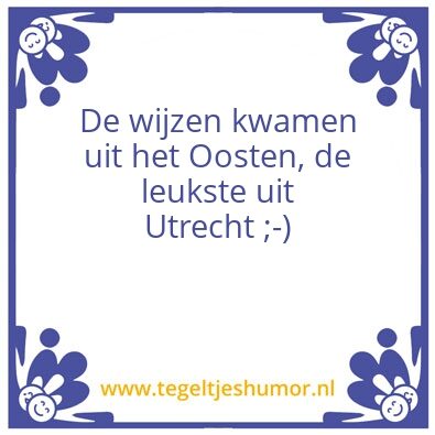 Tegeltje: WIjzen