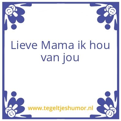 Tegeltje: Sonja