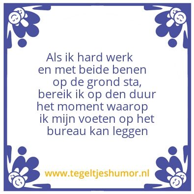 Tegeltje: jeroen