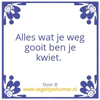 Tegeltje: B