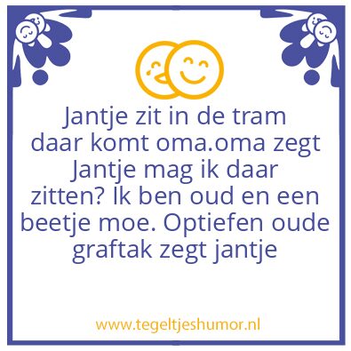 Tegeltje: De beste grap ter wereld
