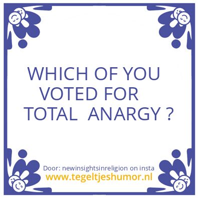 Tegeltje: To turn things around !