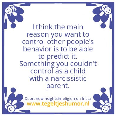 Tegeltje: The main reason