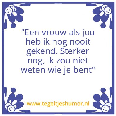 Tegeltje: Vrouw