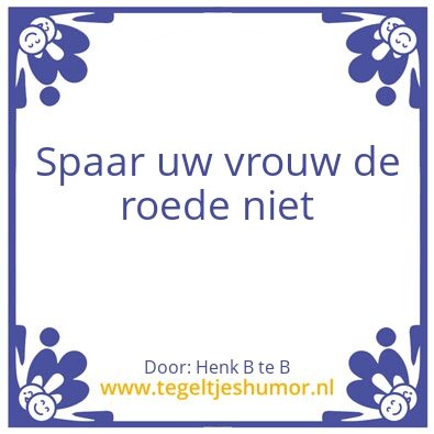 Tegeltje: Tegel