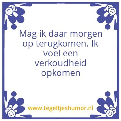 Tegeltje: B&B
