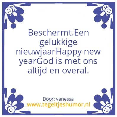 Tegeltje: nieuwjaar#3