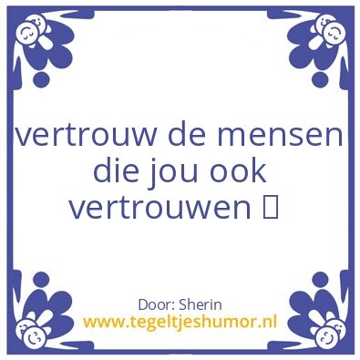 Tegeltje: Sherin
