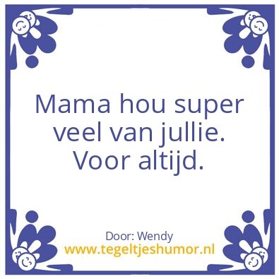 Tegeltje: Quinty hailey en Destiny
