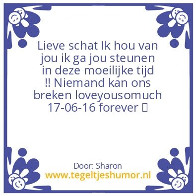 Tegeltje: Loveyousomuch