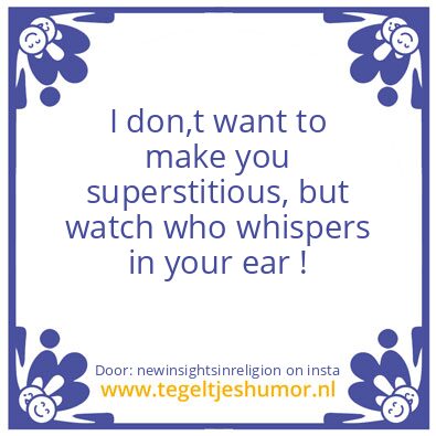 Tegeltje: Being Real.