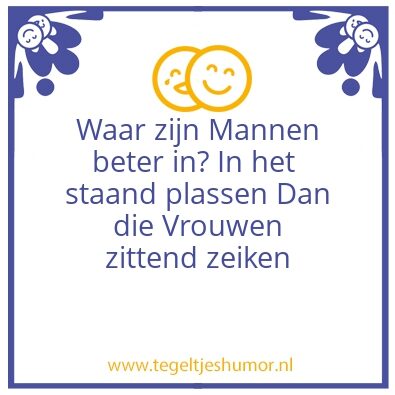 Tegeltje: Knikker mop