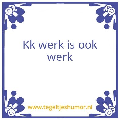 Tegeltje: Kk