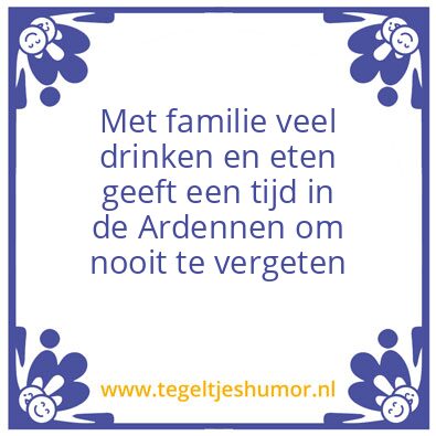 Tegeltje: Ardennen