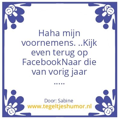 Tegeltje: 2017