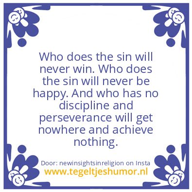 Tegeltje: As within as without.