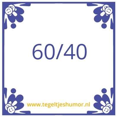 Tegeltje: .