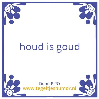 Tegeltje: lol