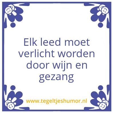 Tegeltje: spreuk