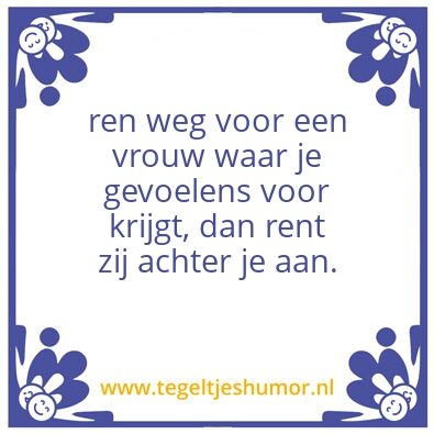 Tegeltje: Ren
