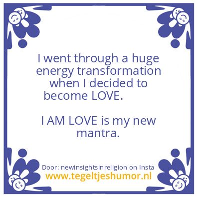 Tegeltje: LOVE.
