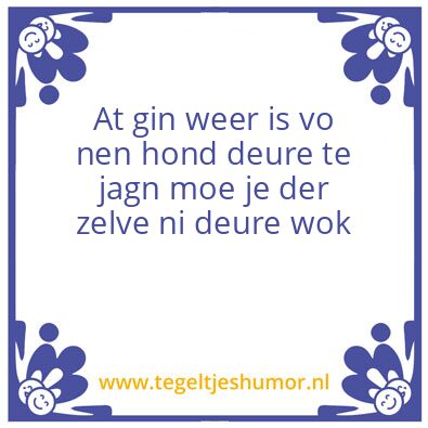 Tegeltje: On-weer