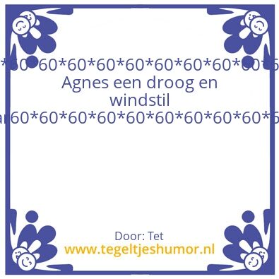 Tegeltje: 60