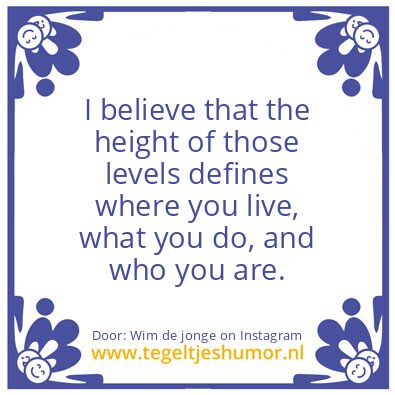 Tegeltje: the average of all