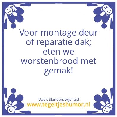 Tegeltje: Dak