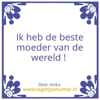 Tegeltje: Mama