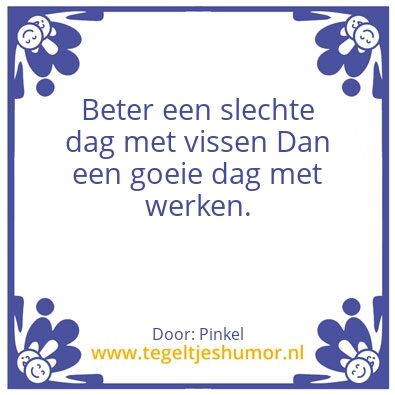 Tegeltje: Vissen