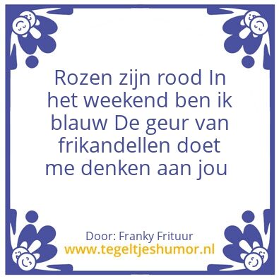 Tegeltje: Liefdesverklaring