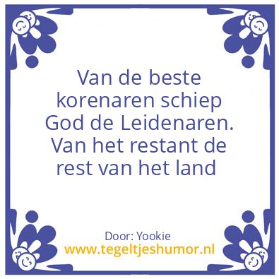 Tegeltje: Leiden