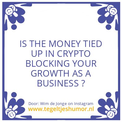 Tegeltje: you’ve invested in crypto