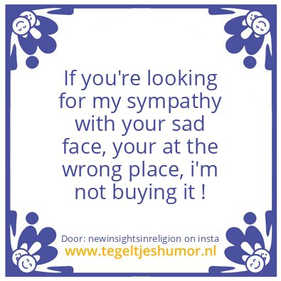 Tegeltje: Now You Know
