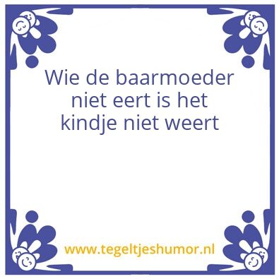 Tegeltje: Baarmoeder
