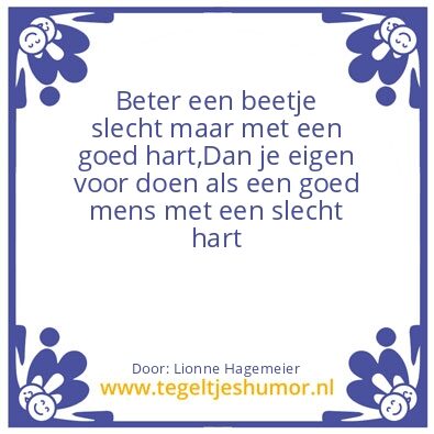 Tegeltje: Lionne says that!!