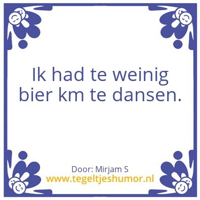 Tegeltje: Bier