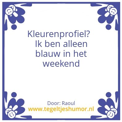Tegeltje: .