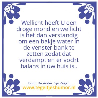 Tegeltje: De Ander Zijn Vloek is