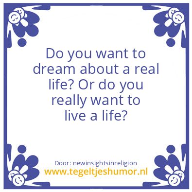 Tegeltje: Dream 4