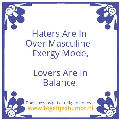 Tegeltje: the devil jaweh is a lier