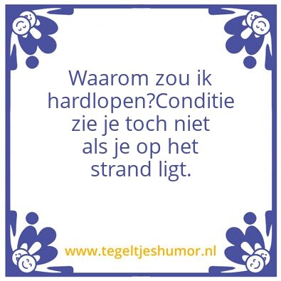 Tegeltje: Onnodig