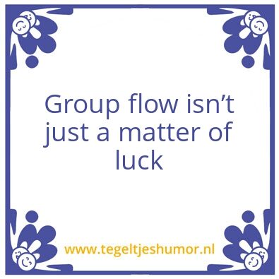 Tegeltje: Group flow