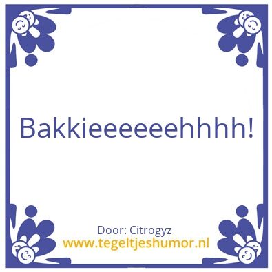 Tegeltje: Citrogyz